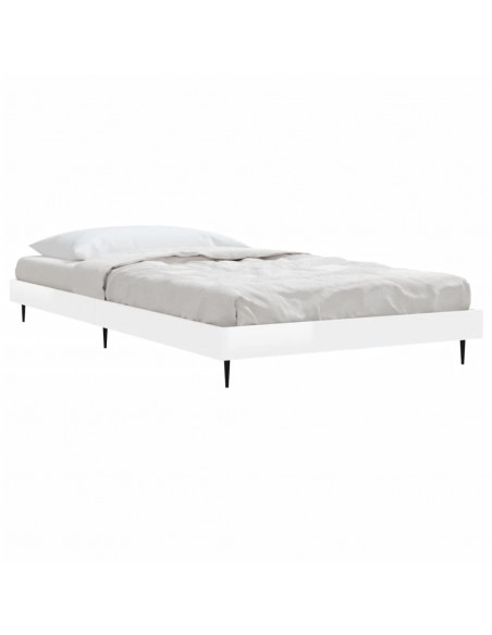 Giroletto Bianco Lucido 90x190 cm in Legno Multistrato