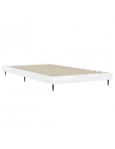 Giroletto Bianco Lucido 90x190 cm in Legno Multistrato