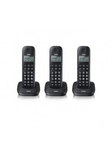 Brondi Gala Trio Telefono DECT Nero Identificatore di chiamata