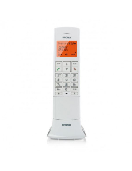 Brondi Lemure Telefono DECT Bianco Identificatore di chiamata
