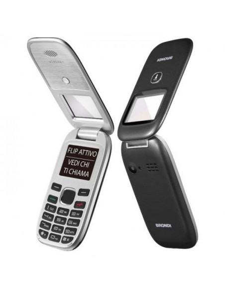 Brondi Window+ 4,5 cm (1.77") Nero Telefono cellulare basico