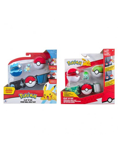 Clip n'Go Pokeball con cintura POKEMON Rei Toys PK170400 Assortito
