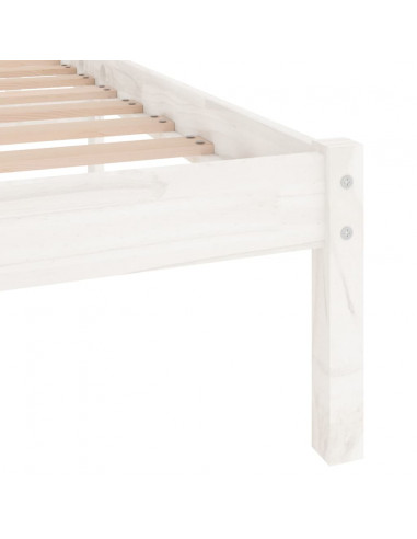 Giroletto Bianco in Legno Massello 150x200 cm King Size