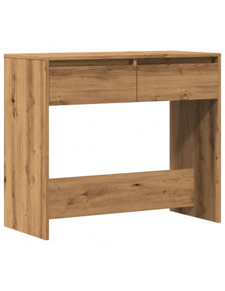 Tavolo Consolle Rovere Artigianale 89x41x76,5cm in Truciolato