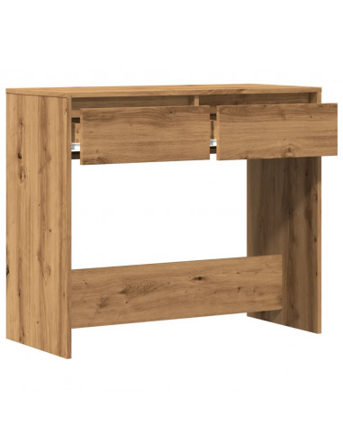 Tavolo Consolle Rovere Artigianale 89x41x76,5cm in Truciolato