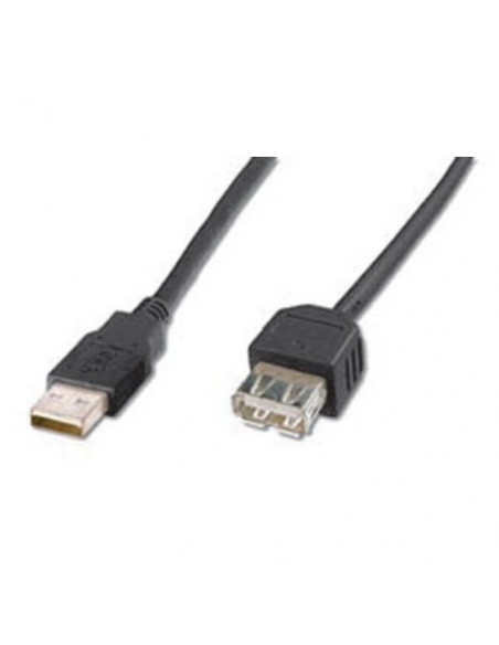 CAVO DIGITUS USB 2.0 A TO USB A, M-F, 1,8MT, (PROLUNGA),NERO, AK7012AL_