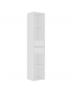 Libreria Bianca 36x30x171 cm in Legno Multistrato 2