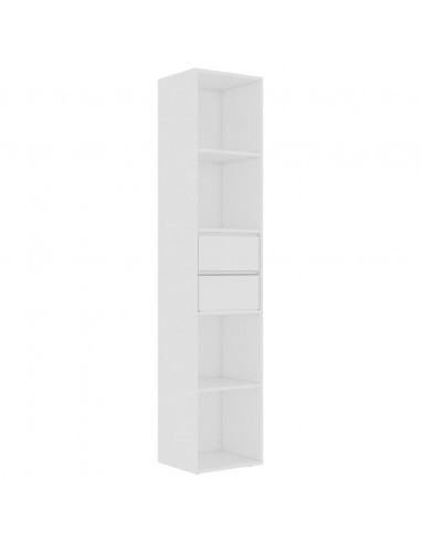 Libreria Bianca 36x30x171 cm in Legno Multistrato