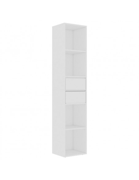 Libreria Bianca 36x30x171 cm in Legno Multistrato