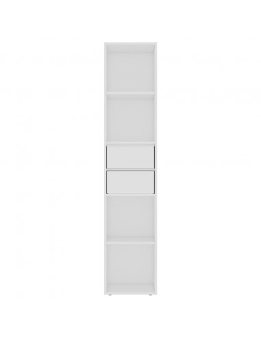 Libreria Bianca 36x30x171 cm in Legno Multistrato