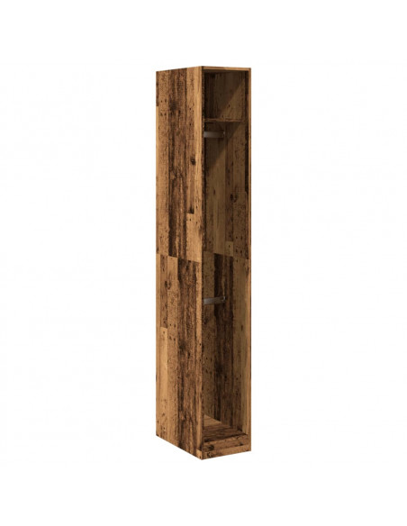Armadio Legno Antico 30x50x200 cm in Legno Multistrato