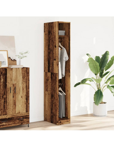 Armadio Legno Antico 30x50x200 cm in Legno Multistrato