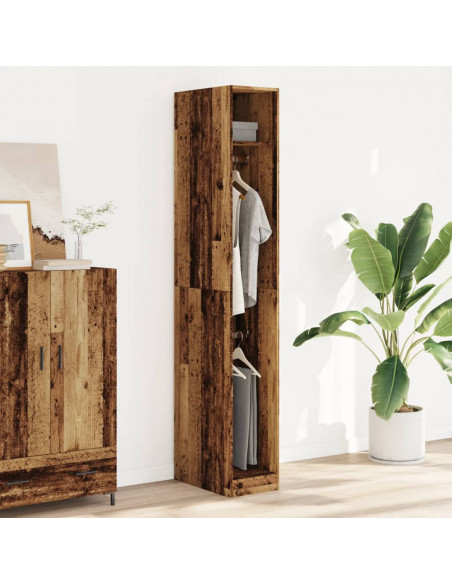 Armadio Legno Antico 30x50x200 cm in Legno Multistrato
