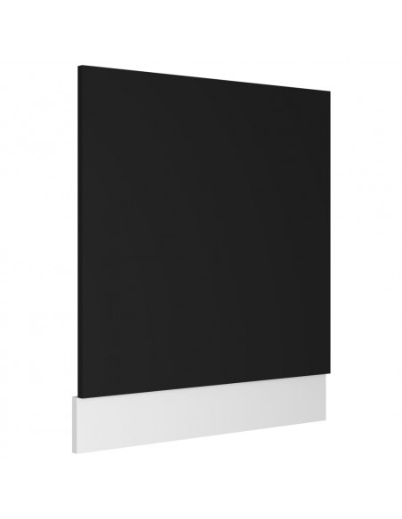 Pannello Lavastoviglie Nero 59,5x3x67 cm Legno Multistrato