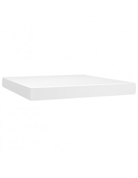 Materasso a Molle Bianco 180x200x20 cm in Similpelle