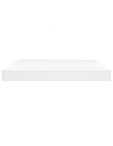 Materasso a Molle Bianco 180x200x20 cm in Similpelle