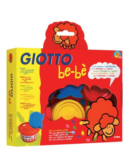 Colori a dita Fila 460700 GIOTTO BEBÃ Tinte assortite Tinte assortite