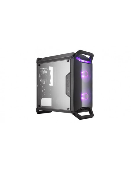 COOLER MASTER CASE MASTERBOX Q300P MID TOWER MICROATX-MINI ITX, USB3X2, AUDIO IO, 1X 3.5/2X 2.5""BAY, 2X 120MM RGB FR.FANS+1X 12