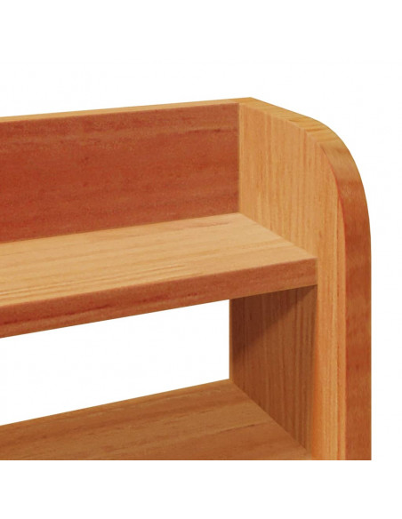 Letto senza Materasso Marrone Cera 120x190 cm in Legno di Pino