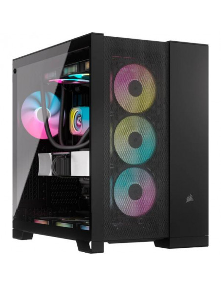 Corsair 6500D Airflow Black Middle Tower Vetro Temperato No-Power minITX/mATX/ATX/E-ATX