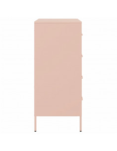 Credenza Rosa 68x39x89 cm in Acciaio 2