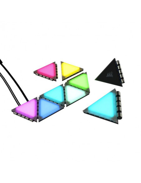 Corsair iCUE LC100 Luci Smart triangolari per Case - Expansion Pack