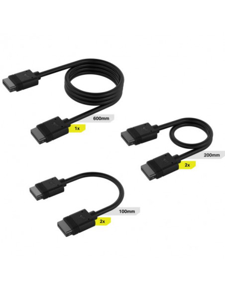 Corsair ICUE Link Cavi 3Pz Nero