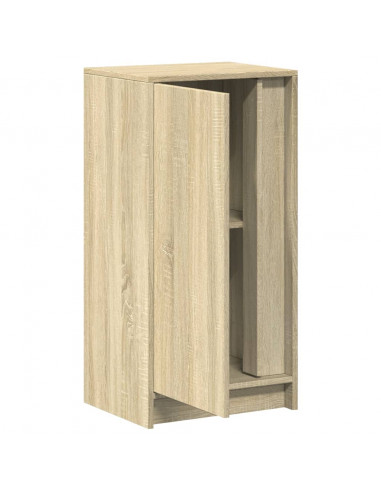 Credenza con LED Rovere Sonoma 42,5x34x85 cm Legno Multistrato