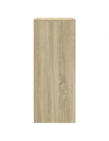 Credenza con LED Rovere Sonoma 42,5x34x85 cm Legno Multistrato