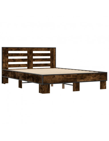 Giroletto Rovere Fumo 135x190 cm in Legno Multistrato Metallo