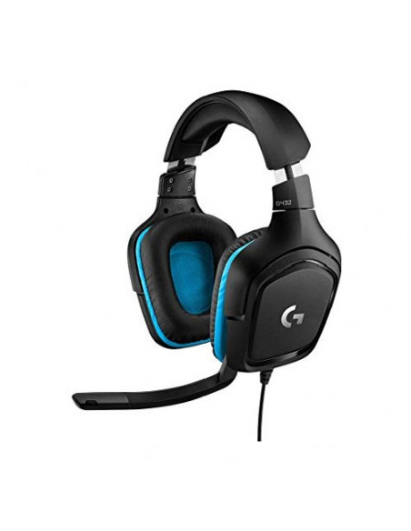 Cuffie gaming Logitech 981 000770 G SERIES G432 7.1 Black e Blue Black