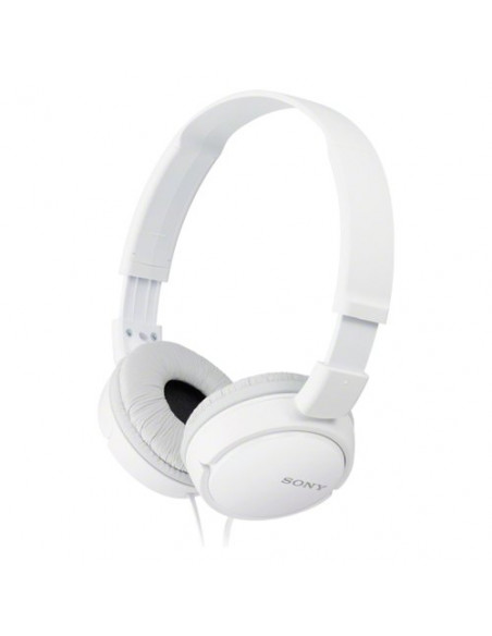 Cuffie microfono filo Sony MDRZX110APW CE7 SERIE ZX Pieghevole White W