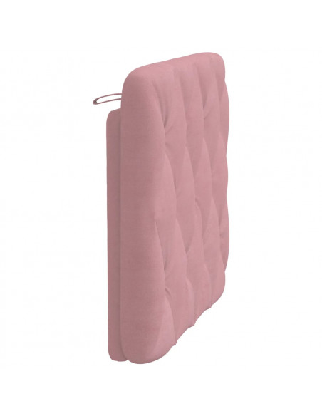 Cuscino Testiera Rosa 80 cm in Velluto