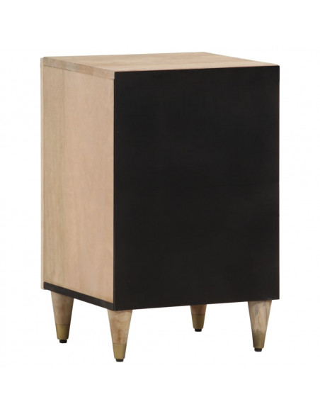 Mobile da Bagno 38x33x58 cm in Legno Massello di Mango