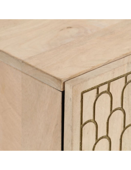 Mobile da Bagno 38x33x58 cm in Legno Massello di Mango