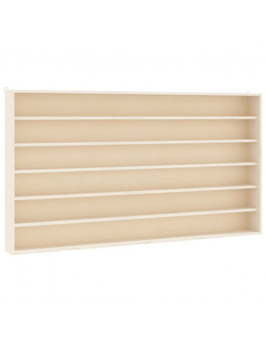 Mobili con Vetrina Parete con 6 Ripiani 80x8,5x55 cm