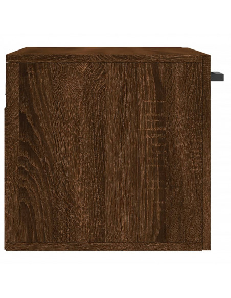 Mobile a Parete Rovere Marrone 60x36,5x35 cm Legno Multistrato