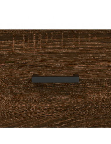 Mobile a Parete Rovere Marrone 60x36,5x35 cm Legno Multistrato