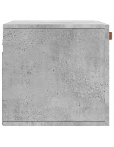 Mobile a Parete Grigio Cemento 60x36,5x35 cm Legno Multistrato 2