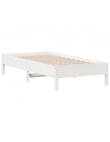 Giroletto Bianco 75x190 cm in Legno Massello di Pino