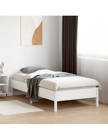 Giroletto Bianco 75x190 cm in Legno Massello di Pino