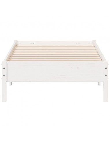 Giroletto Bianco 75x190 cm in Legno Massello di Pino