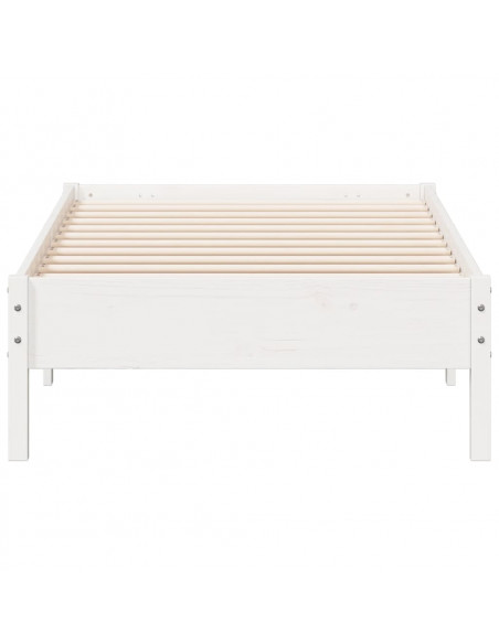 Giroletto Bianco 75x190 cm in Legno Massello di Pino