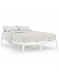 Giroletto Bianco in Legno Massello 120x190 cm Small Double 2