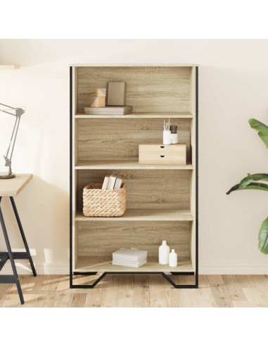 Libreria Rovere Sonoma 80x31x137,5 cm in Legno Multistrato