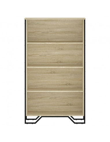 Libreria Rovere Sonoma 80x31x137,5 cm in Legno Multistrato