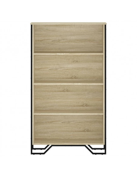 Libreria Rovere Sonoma 80x31x137,5 cm in Legno Multistrato