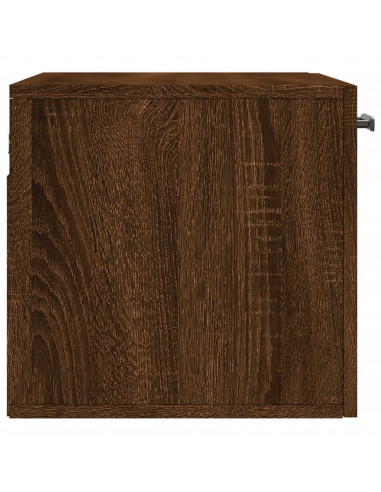 Mobile a Parete Rovere Marrone 60x36,5x35 cm Legno Multistrato