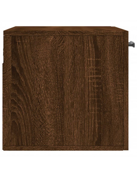 Mobile a Parete Rovere Marrone 60x36,5x35 cm Legno Multistrato