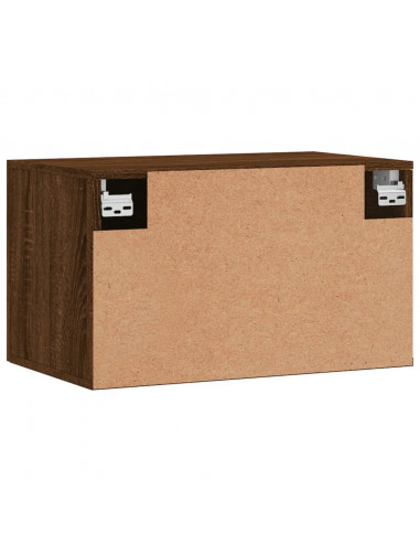 Mobile a Parete Rovere Marrone 60x36,5x35 cm Legno Multistrato